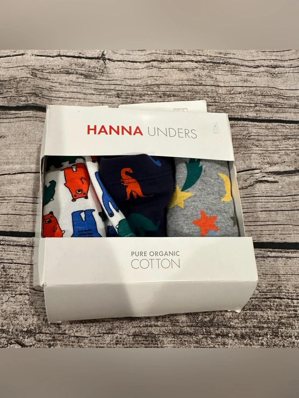 Lot of 6 NWT Hanna Andersson Organic Boys' Briefs & 3 NWOT Briefs All Size LG